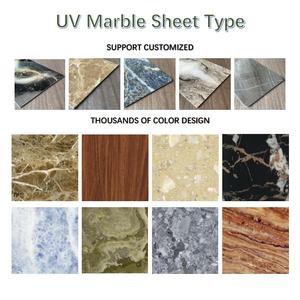 Plaques de <span class=keywords><strong>surface</strong></span> solide en acrylique modifié de 6 mm, texture marbre, pierre artificielle, pour panneau mural de douche, comptoir de bar, directement de l'usine - Product Image 6