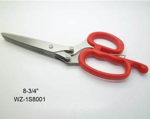 Material de acero inoxidable de 5 Hojas de hierba tijeras trituradora de <span class=keywords><strong>papel</strong></span> Tijera - Product Image 2