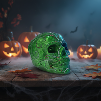 Patung Kepala Manusia Resin Gaya Eropa, Figur Rumah, Kerajinan Tangan, Patung Kepala Halloween, Figur Resin, Hadiah Resin