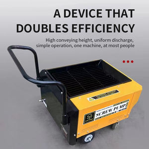 Elektromotor Motors ch raube Beton pumpe Kleine Feinstein mörtel Struktur säulen pumpe 10m Vertikale Konstruktion - Product Image 5