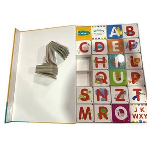 Livre d'<span class=keywords><strong>alphabet</strong></span> éducatif pour enfants en boîte, nouveau design, haute qualité, échantillon <span class=keywords><strong>gratuit</strong></span>, logo personnalisé, vente en gros - Product Image 4