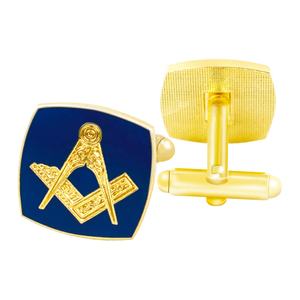 Gemelli massonici all'ingrosso dei gemelli di affari degli uomini del metallo dei gemelli dell'acciaio inossidabile di forma della prugna dei chiodi del polsino francese all'ingrosso - Product Image 5