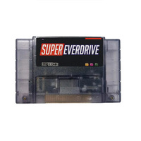 Vente en gros de nouvelles cartouches de jeu SUPER GAMES SNES rétro, cartouche de jeu SUPER EVERDRIVE, matériau ABS plastique, parfaitement compatible