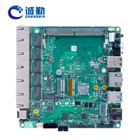 Carte mère industrielle robotique 12x12cm Intel 12e génération N150 N100 N305 N300 1*DDR5 6 ports LAN PoE 2 ports COM X86 Pare-feu Nano-ITX