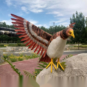 Águila Rosa Voladora con Apariencia Realista de Pluma de Águila, Decoración de Vestíbulo, Adornos de Jardinería, Accesorio de Fotografía, Águila Rosa Repelente - Product Image 3