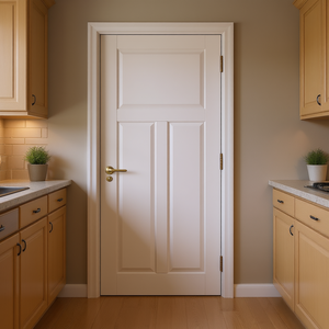 Puerta Interior de Madera Sólida de 24 x 80 Pulgadas, Estilo Tradicional, Pre-Imprimada, para Cocina, Modelo D0100XUMICA - Product Image 2