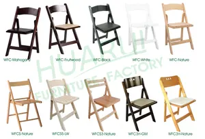 Boda de jardín y Wimbledon resina silla de madera plegable