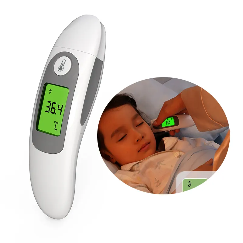 Yonker termometreler çocuklar için klinik ateş bebek kızılötesi alın termometresi dijital hiçbir dokunmatik kulak termometreler tıbbi