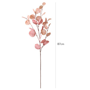 Feuilles d'eucalyptus artificielles Ruilisi, fleurs en soie pour décoration de vase, mariage, maison, intérieur, extérieur, accessoires de photographie - Product Image 5