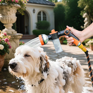 Vendita calda 5 in 1 Pet doccia massaggio Pet bagno toelettatura giardino pistola ad acqua spruzzatore di schiuma pistola per cane gatto - Product Image 2