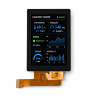Módulo de Pantalla LCD TN TFT+CTP de 1.77 Pulgadas, 128x160, Pantalla Compacta FPC, Kit de Dispositivo de Solución para Proyectos Inteligentes de Seguridad