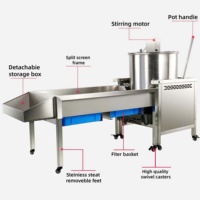 Machine à Popcorn Industrielle Automatique à Gaz, Cuve de Caramelisation, pour la Production de Maïs Soufflé et de Fruits, Haute Productivité, Nouvelle, pour Boulangeries et Restaurants