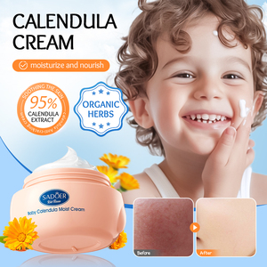 OEM SADOER <span class=keywords><strong>crema</strong></span> <span class=keywords><strong>idratante</strong></span> per bambini <span class=keywords><strong>Calendula</strong></span> biologica dolce <span class=keywords><strong>idratante</strong></span> per la cura della pelle sensibile <span class=keywords><strong>alla</strong></span> riparazione lenitiva <span class=keywords><strong>crema</strong></span> di bellezza per il viso del bambino - Product Image 1