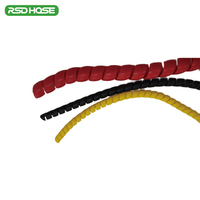 Protector de Cables en Espiral de Plástico PP de 12 mm y 2 mm de Grosor, Marca RSD, para Mangueras Hidráulicas