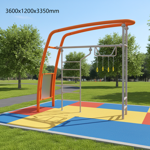 Equipo de <span class=keywords><strong>Ejercicio</strong></span> al Aire Libre Jiewei <span class=keywords><strong>para</strong></span> Escuelas, Patios Traseros, de Metal y Plástico, <span class=keywords><strong>para</strong></span> Ejercicios de Estiramiento, Entrenamiento en <span class=keywords><strong>Parques</strong></span>, Capacidad <span class=keywords><strong>para</strong></span> 3 Personas - Product Image 4