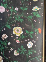 Papier peint mural amovible en forme de vigne torsadée, peonie, peint à la main, chinoiserie, fleurs multicolores, pour la décoration intérieure de villas de luxe, chambre à coucher