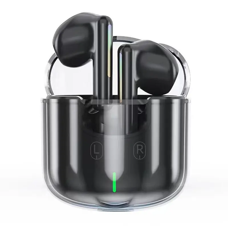 Lb03B 2023 New TWS Transparent Bt 5.3 Earbuds True Wireless Stereo Noise Reduction Cool Gaming Sports Earphones