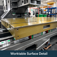 Centre d'usinage vertical CNC VMC1160, châssis en fonte, base de machine de fraisage robuste pour la fabrication de moules et de pièces métalliques