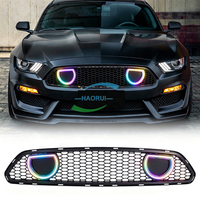 Nouvelle grille de voiture éclairée avec commande RGB par application, prix direct usine