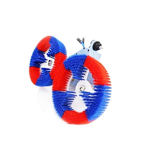 Brosse de nettoyage de panneaux solaires à double tête en nylon MULR-C01, système d'alimentation double, moteur DC 240W pour le nettoyage des panneaux photovoltaïques - Product Image 3