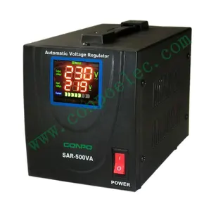 SAR-500VA 0.5KVA Single Phase Relay/microprocessor automatic Voltage regulator stabilizer AVR 110/220V
