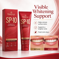 Dentifrice Blanchissant Probiotique Naturel SP-6 Personnalisé en Gros, Antibactérien, Protecteur d'Émail, Sans Fluorure
