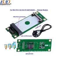 Adaptateur de module sans fil USB2.0 9 broches vers MPCIe, avec 1 emplacement pour carte SIM et verrouillage fixe pour modem 3G 4G LTE WWAN - Vente en gros usine