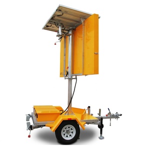 <span class=keywords><strong>LED</strong></span> المرور VMS المحمول مقطورة شنت الطريق الشمسية poweredportable لوحة علامات رسائل متغيرة - Product Image 2
