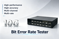 Baichuan RS1516A 10G BERT - Probador de Tasa de Error de Bits para Comunicación Óptica, Prueba de Señal NRZ con Puertos CH1~CH4