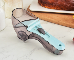 Bộ <span class=keywords><strong>2</strong></span> cốc đo và thìa có thể điều chỉnh, dụng cụ nhà bếp muỗng nhựa cốc đo có từ tính để nấu nướng - Product Image 3