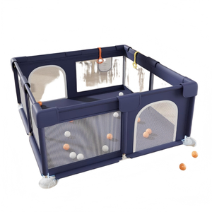 Box per Bambini Moderno 1.5*1.8m, Barriera di Sicurezza per Interni, Recinzione di Sicurezza per Bambini Stile Parco Divertimenti - Product Image 4