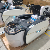 Fauteuil de lavage de cheveux électrique professionnel de luxe 4D pour massage corporel complet et spa capillaire, idéal pour l'équipement de salon moderne