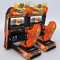 Machine de jeu d'arcade de course automobile pour enfants à monnayeur, simulateur de conduite pour centre de jeux d'amusement