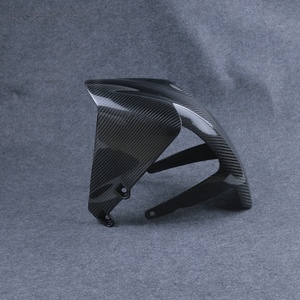 Guardabarros Delantero de Fibra de Carbono Seca 3K, Ligero y de Alta Resistencia, para Motocicleta RC 390 2018+, Instalación con Tornillos - Product Image 4