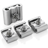 Pince à câble en alliage d'aluminium de type C, pince pour ligne électrique, type boulonné, équipement électrique pour ligne aérienne