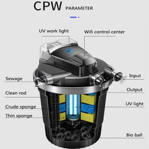 Equipamento de Filtragem para Lago de Peixes SUNSUN com Controle WIFI, Filtro Externo Pré-Filtro - Product Image 1