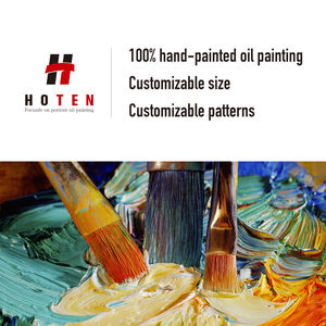 100% fatto a mano moderna <span class=keywords><strong>arte</strong></span> della parete pittura <span class=keywords><strong>contemporanea</strong></span> lamina d'oro astratto paesaggio urbano stile su tela olio - Product Image 6