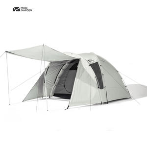 <span class=keywords><strong>Mobi</strong></span> Garden 15D tela Oxford espaciosa habitación trasera tienda de campaña postes de aluminio de doble puerta impermeable protección UV tienda de túnel - Product Image 1