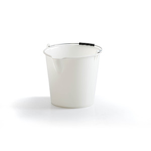 10 Lt White Spout Bucket for <b>Commercial</b> <b>Cleaners</b> - Product Image 2