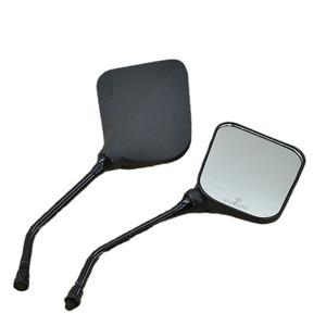 Suzuki Motorcycle Rearview <b>Mirror</b> Plane <b>Mirror</b> 10mm Positive Wire GS125DCJ1F <b>Plastic</b> Black Rear Placement - Product Image 2