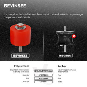 BEVINSEE 80A Durometer poliüretan poli Drift şanzıman Mounts burçlar için BMW <span class=keywords><strong>3</strong></span> serisi E36 E46 E90 E92 E92 E82 E88 Z3 Z4 - Product Image 6