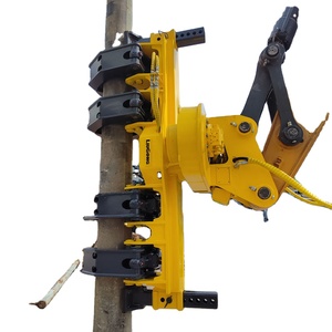 Pince de poteau électrique robuste XVDG 150C pour excavatrices 13T 15T, capacité de 3 tonnes, système de rotation <span class=keywords><strong>rapide</strong></span>, rotation auto-bloquante du moteur - Product Image 1