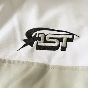 Chaqueta <span class=keywords><strong>de</strong></span> PU LAYENNE para <span class=keywords><strong>Hombre</strong></span>, <span class=keywords><strong>de</strong></span> Lujo y Estilo Urbano, con Cuello Alto, Bordada, Estilo Racing, con Parches, Cierre <span class=keywords><strong>de</strong></span> Cremallera, para Primavera, Talla Grande - Product Image 4