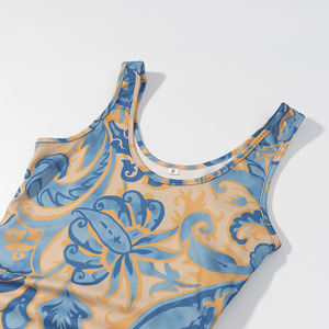 Abito Patchwork con frange 2025 stampato su misura senza maniche Maxi OEM bohémien Resort abbigliamento per abiti Casual <span class=keywords><strong>Vintage</strong></span> stampati <span class=keywords><strong>Boutique</strong></span> - Product Image 3