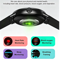 Montre connectée unisexe avec fonction d'appel, cadran dynamique, réponse aux messages, moniteur de fréquence cardiaque, podomètre, suivi sportif, écran TFT, silicone magnétique