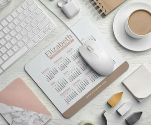 Custom Mouse Pad Real Estate Marketing Material <strong>Work</strong> <strong>From</strong> <strong>Home</strong> <strong>Gift</strong> Cute Mouse Pad Office Decor Desk Pad - Product Image 3