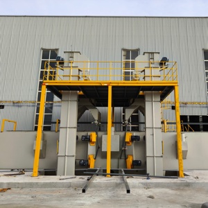 Chứng nhận CE bán buôn tự động loại lớn Điện PLC kiểm soát mới băng tải con lăn bắn nổ mìn Máy abrators - Product Image 3