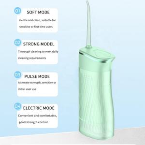Irrigateur buccal miniature évolutif de 200 ml, 4 modes de pulsatation, nettoyeur buccal haute performance, antidérapant, portable pour les voyages - Product Image 4
