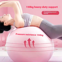 Ballon d'exercice en PVC souple et écologique avec logo personnalisé pour la maison, la gym, l'équilibre, la thérapie par le yoga, le massage et la rééducation physique