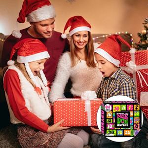 Calendario de Adviento Antiestrés NeeDoh de 24 Compartimentos con Accesorios Aleatorios, Juguete Sensorial de Venta Caliente Transfronteriza - Product Image 4